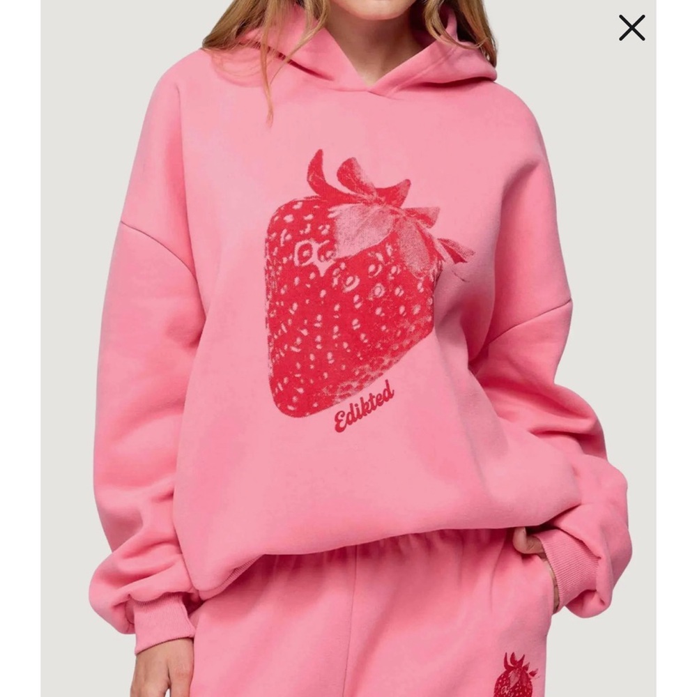 Pink Strawberry Hoodie